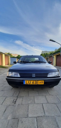 Peugeot 405 cena 6999 przebieg: 60000, rok produkcji 1991 z Lublin małe 277